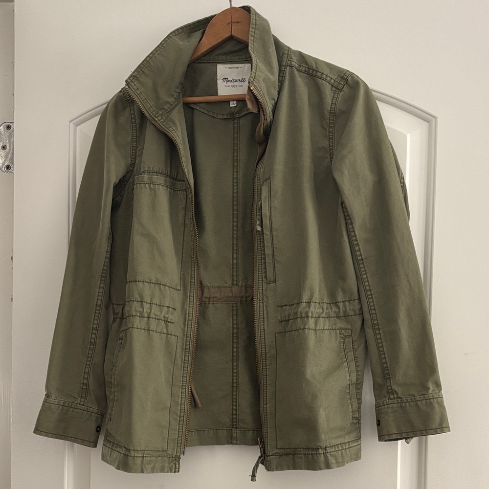 Madewell Sage Green Utility Jacket